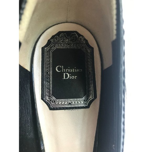 Christian Dior Leopard Print Pony Hair Heels w/ Bow @ Toe, Size 37 (IT), 7 (US) - Picture 11 of 11